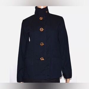 Lauren Ralph Lauren Petite Jacket – Navy with Gold Toggle Buttons (Size Small)
